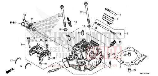 CYLINDER HEAD CRF450RXH de 2017